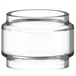 Clear SMOK TFV9 Mini tank glass with thick transparent walls and rounded shape