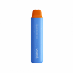 Blue Vozol Star disposable vape with slim cylindrical body and orange mouthpiece