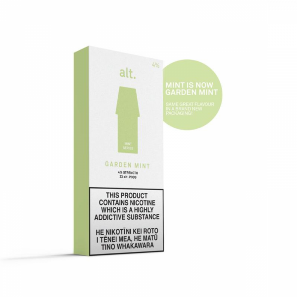 Hivape alt Pods - Garden Mint flavor. 4% Strenght