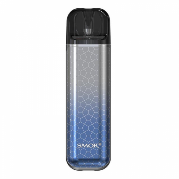 SMOK NOVO 2S kit blue with silver color cobra design.