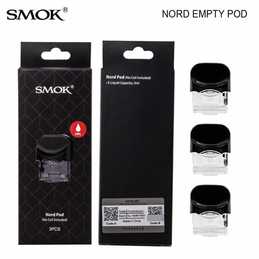 SMOK Nord empty pod 3pcs with package