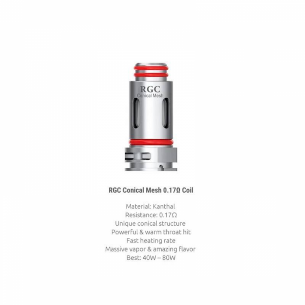 SMOK RPM80 RGC Conical Mesh Coil 0.17ohm. 600x600 resolution