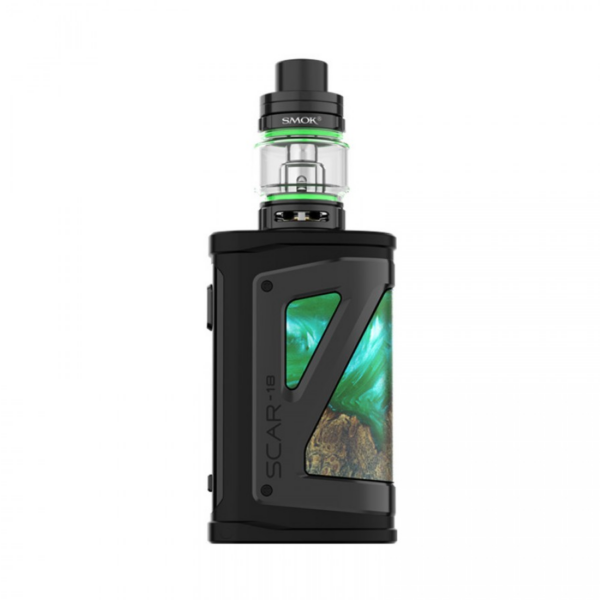 SMOK Scar 18 black and green color 230W Kit. 600x600 resolution
