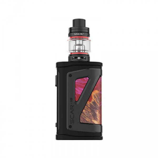 SMOK Scar 18 black and red color 230W Kit.