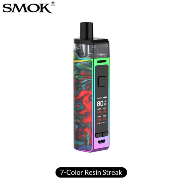 HIVAPE SMOK RPM 80 Pro - 7-color resin streak