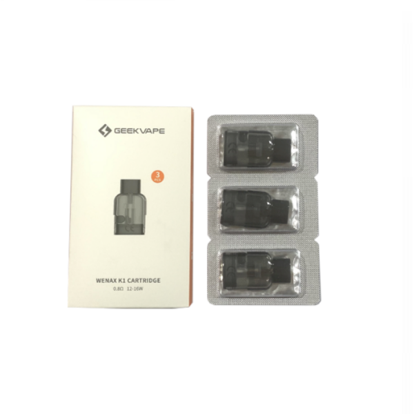 HIVAPE GeekVape K1 Cartridge 2ml Pod 0.8ohm, 3 pieces per pack