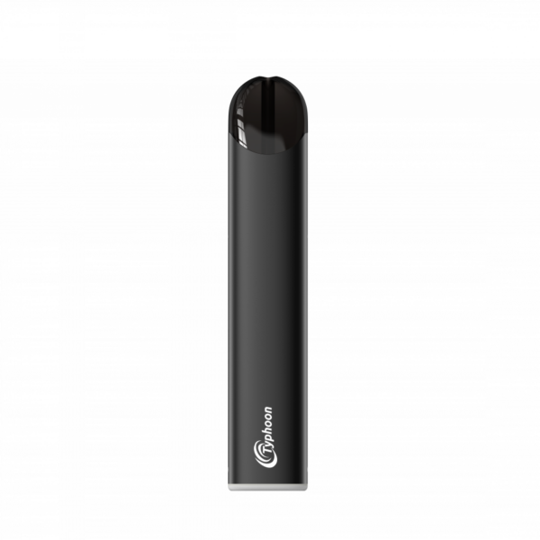 HIVAPE Typhoon S Device with Type-C Charging Cable, 290mAh, Black color vape. 600x600 resolution image