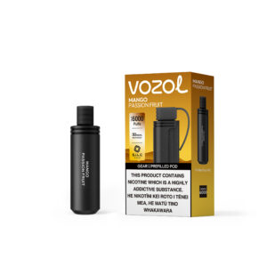Label of Mango Passion Fruit vape juice