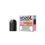 Pumpkin Latte vape juice with health advisory