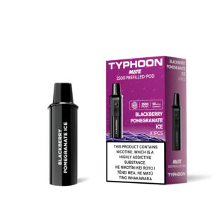 Typhoon Mate 2500 Blackberry Pomegranate Ice Prefilled Pod