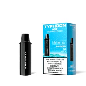 Typhoon Mate 2500 blueberry ice Prefilled Pod