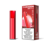 Disposable vape device in Flame Red with a metallic crimson finish and black mouthpiece.