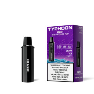 Typhoon Mate 2500 grape icePrefilled pod