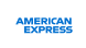 The american express logo on a white background.