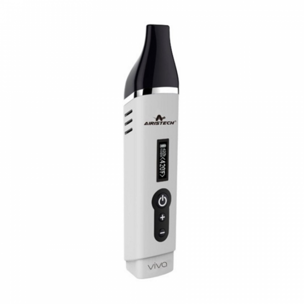 Airistech viva premimum portable black and white vaporizer