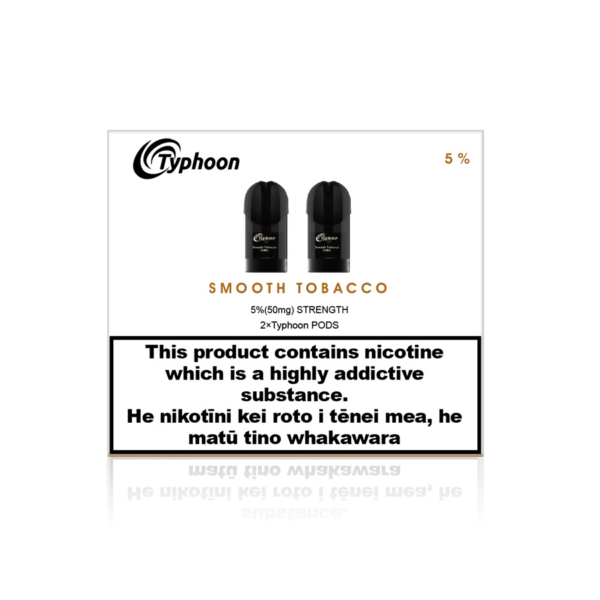HIVAPE Typhoon vape pods with Smooth Tobacco flavor. 150x150 image.