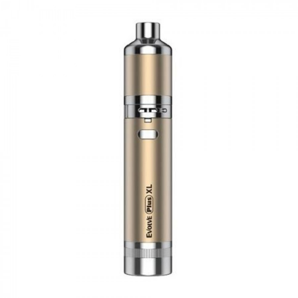 Yocan Evolve Plus XL Vaporizer in champagne gold, 600x600 image size.