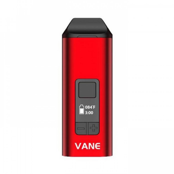 Yocan Vane Advanced Portable Red color Dry Herb Vaporizer. 600x600 image size