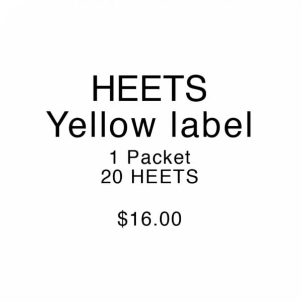 IQOS Heets Yellow Label Packet with 20 Heets - 600x600 Resolution