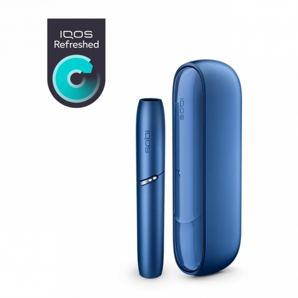 IQOS Heated Tobacco Vaping Device in Stellar Blue - 600x600 Resolution