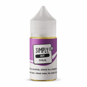 Simply Nicotine Salt 30ml Bottle in Grape Flavor - 300x300 Resolution