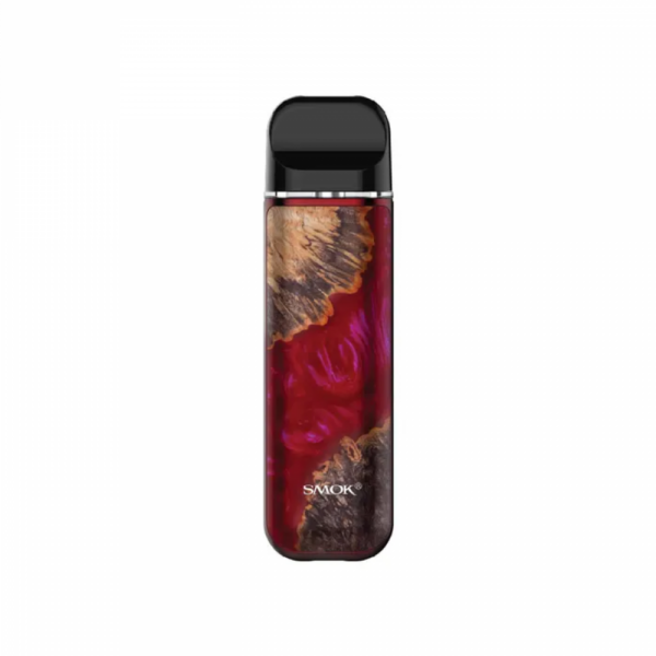 Hivape SMOK novo 2 kit red stabilizing wood 800mah. 600x600 resolution