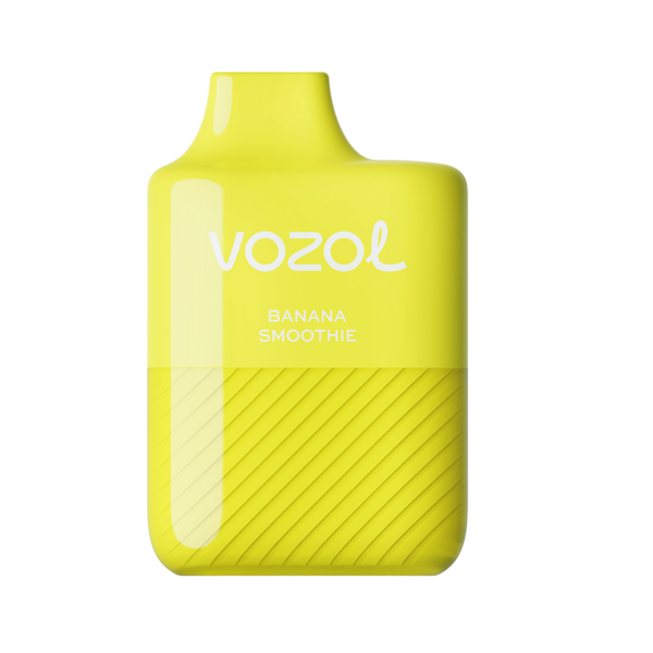 VOZOL Alien 5000 puffs disposable vape in Banana Smoothie flavor, 600x600 size.