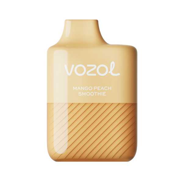 VOZOL Alien disposable vape with Mango Peach Smoothie flavor, 600x600 size.