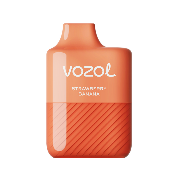 VOZOL Alien disposable vape with Strawberry Banana flavor, 600x600 size.