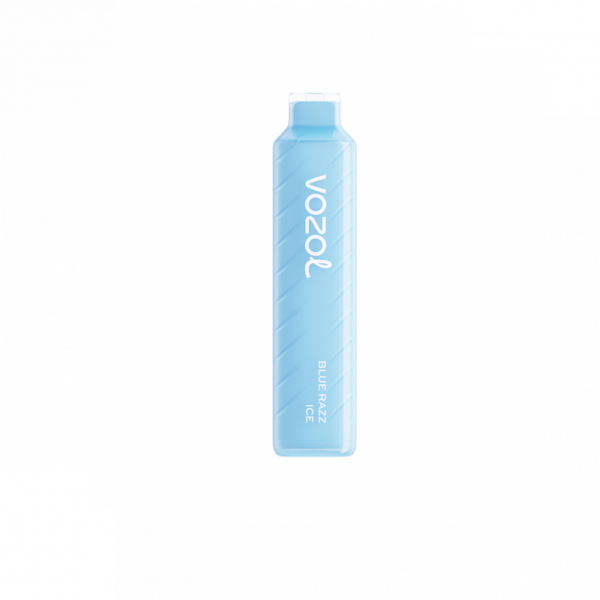 VOZOL Alien 7 disposable vape with Blue Razz Ice flavor, 600x600 size.