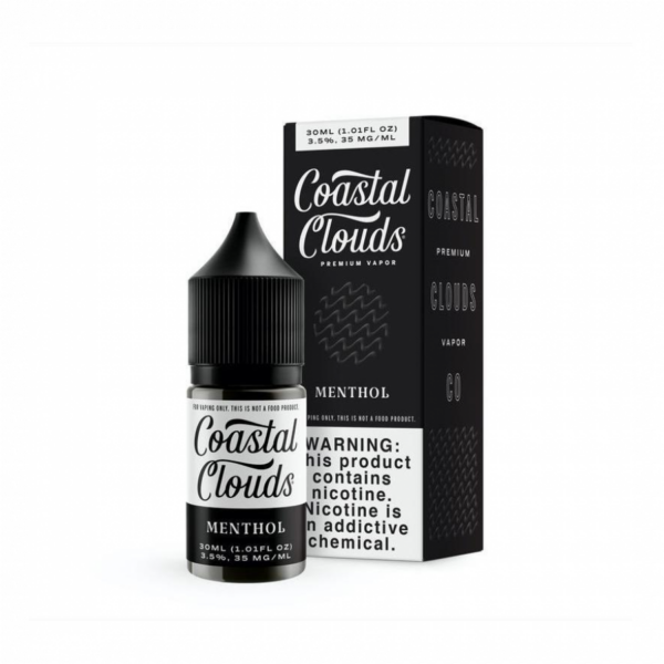 Coastal clouds menthol flavour package