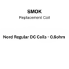 Smok Nord Regular Dc Coil 0.6Ohm - 0.6 ohm, Whole pack 5 pieces included