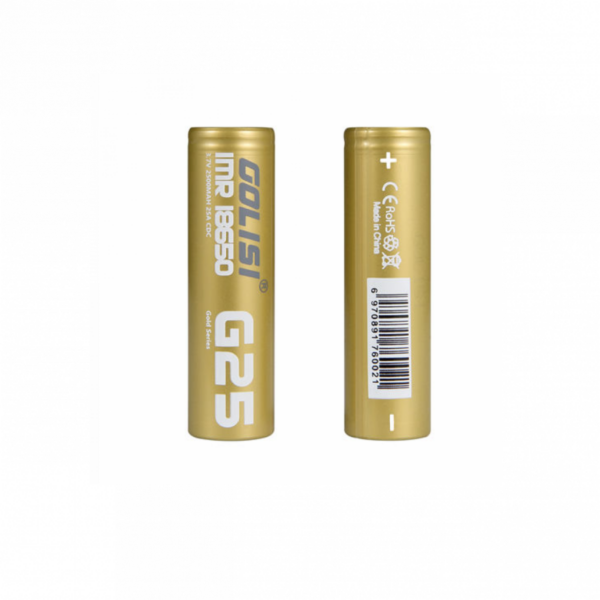 HIVAPE Golisi G25 18650 2500mAh 20A two Batteries