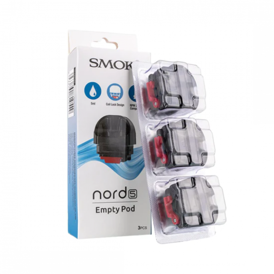 SMOK Nord 5 Empty Cartridge, 5ml capacity