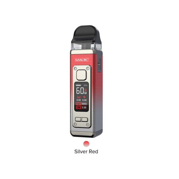 SMOK RPM 4 Kit in Silver Red color. 600x600 resolution