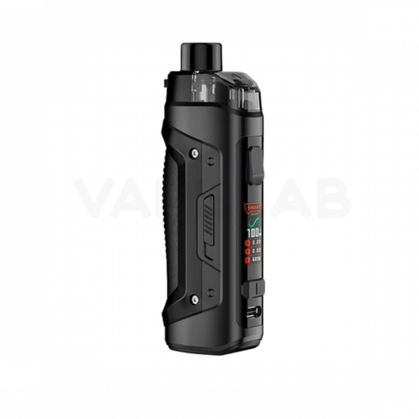Thumbnail of the Geekvape B100 vape kit in black, with a note that the battery is not included.