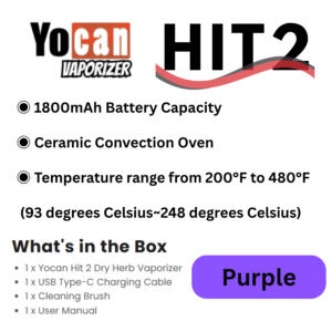 Yocan Hit 2 Dry Herb Vaporizer