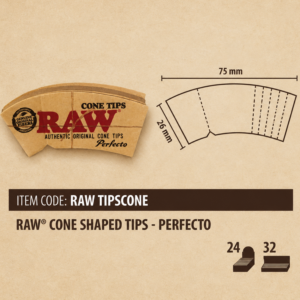 Raw Cone Shaped Tips Perfecto 12452