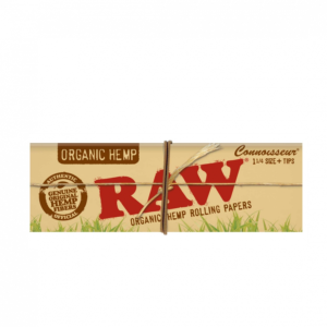 Raw Organic Connoisseur 1 1/4 Size Paper with Tips 12151